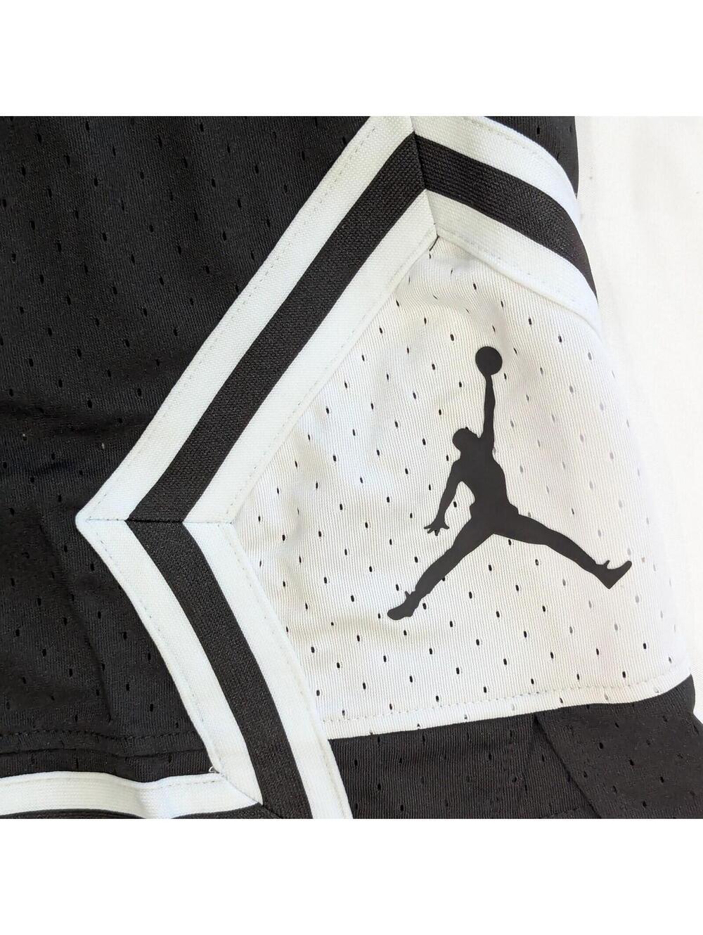 Nike Men's/Women's Jordan Sport Dri-Fit Diamond Shorts Black/White Size M - Picture 4 of 8